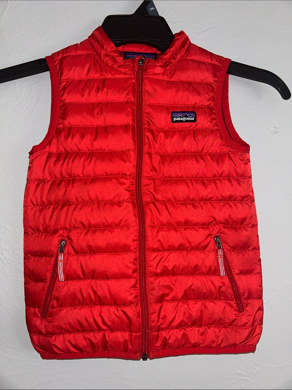 Patagonia Kids Red Quilted Puffer Vest